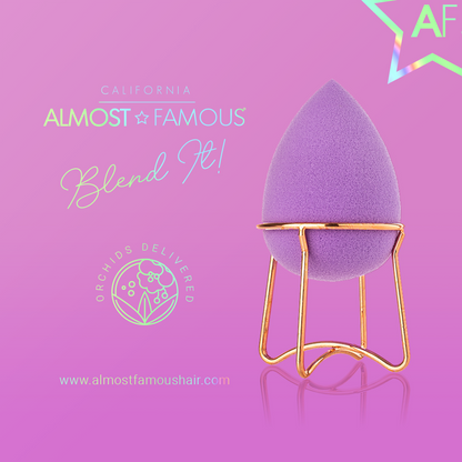 Famous Makeup Blender w/ Rose Gold Stand